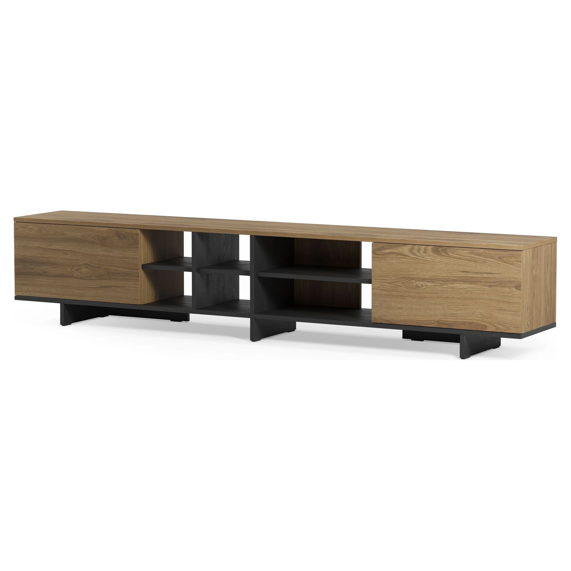 mueble tv cequoia roble negro