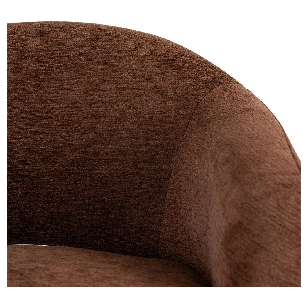 sillon tapizado chocolate borreguito