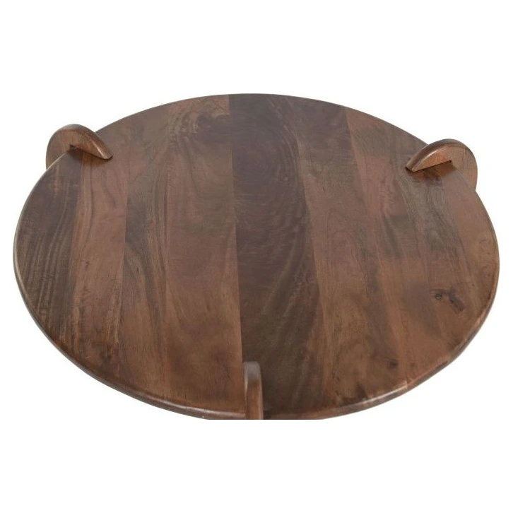 mesa centro madera mango marron