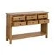 consola madera mindi natural