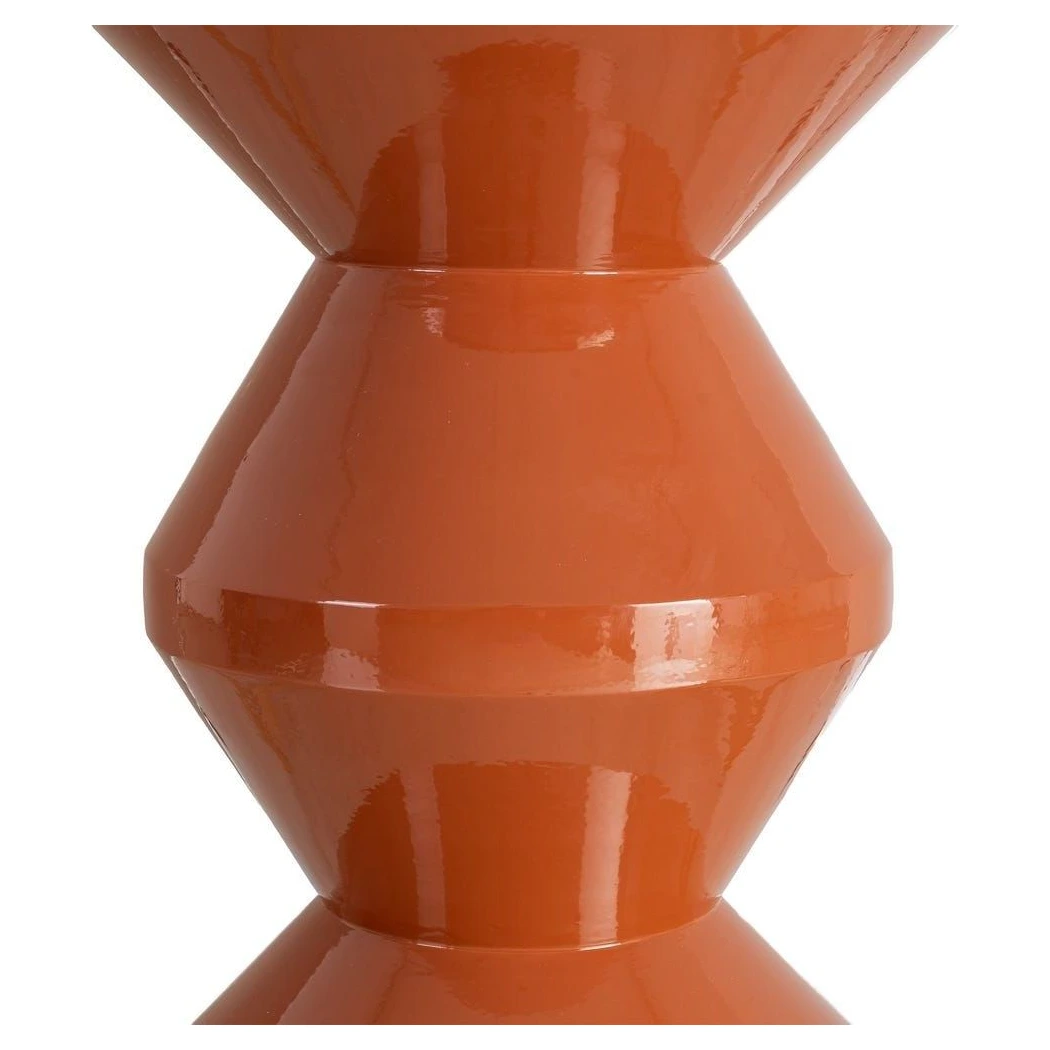 mesa auxiliar terracota metal