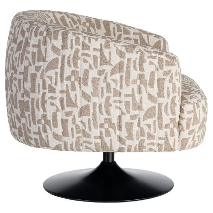 sillon giratorio crema beige