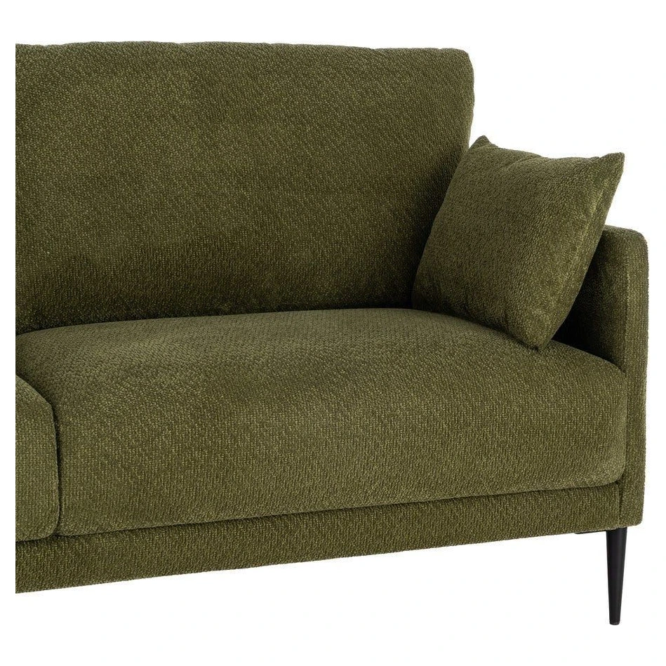sofa tapizado verde salon