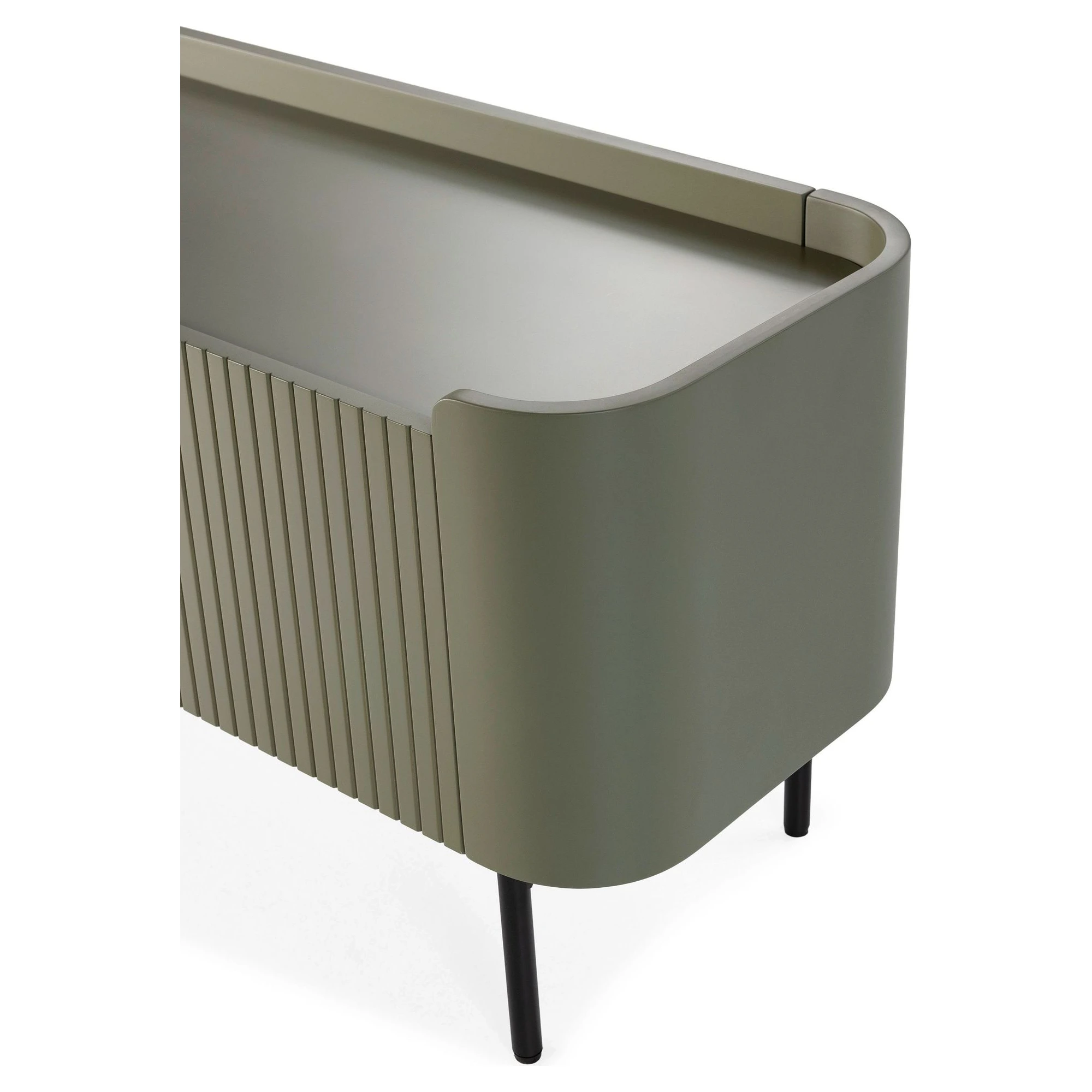 mueble tv verde acanalado willa