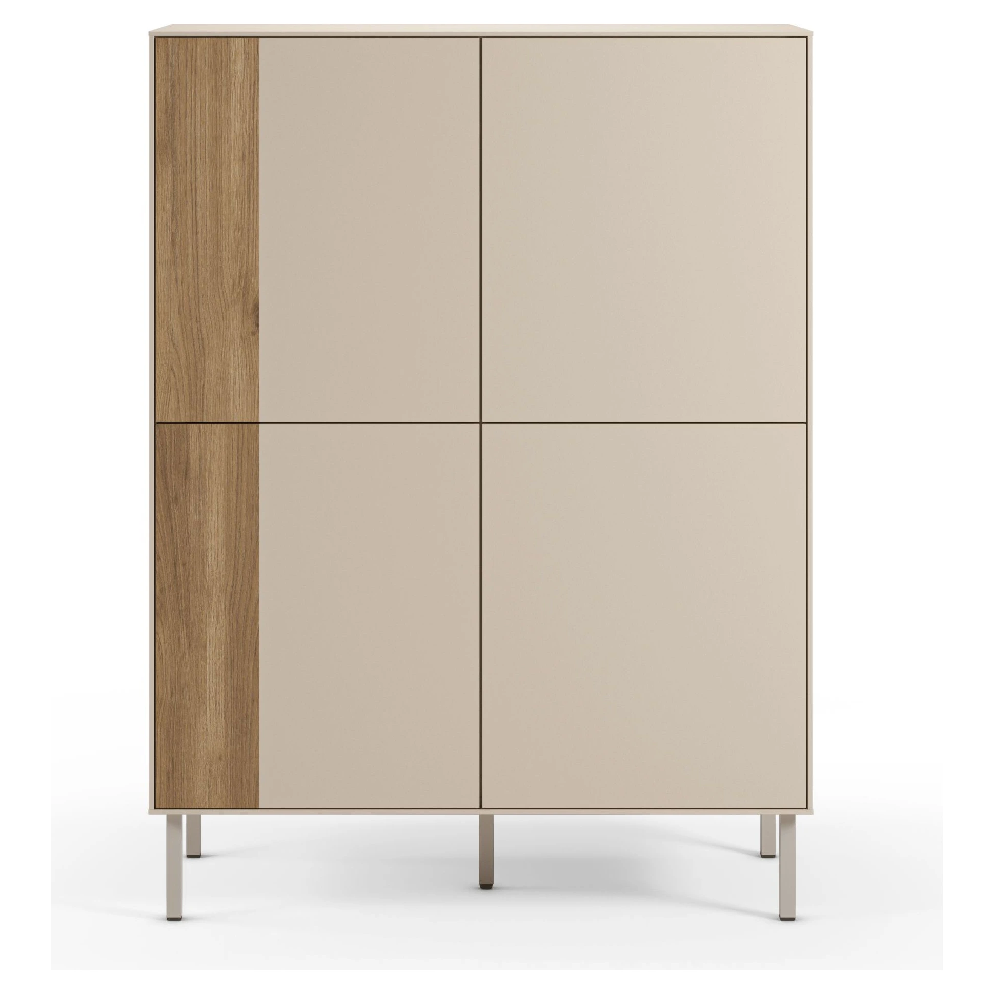 mueble auxiliar alto crema marina