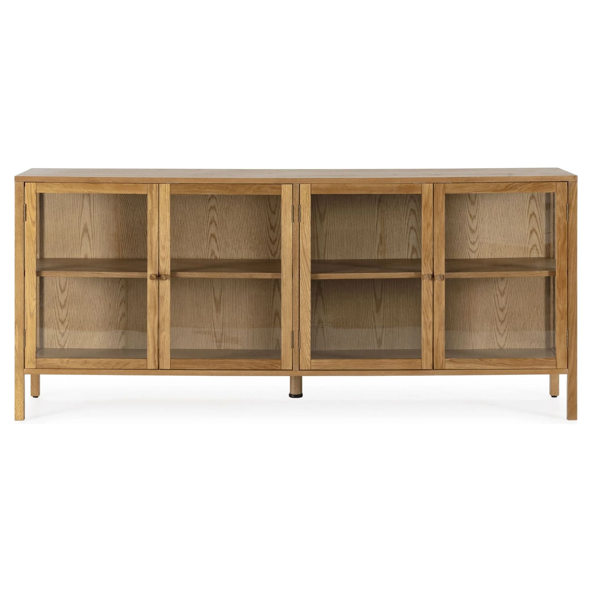aparador roble cristal 180 cm