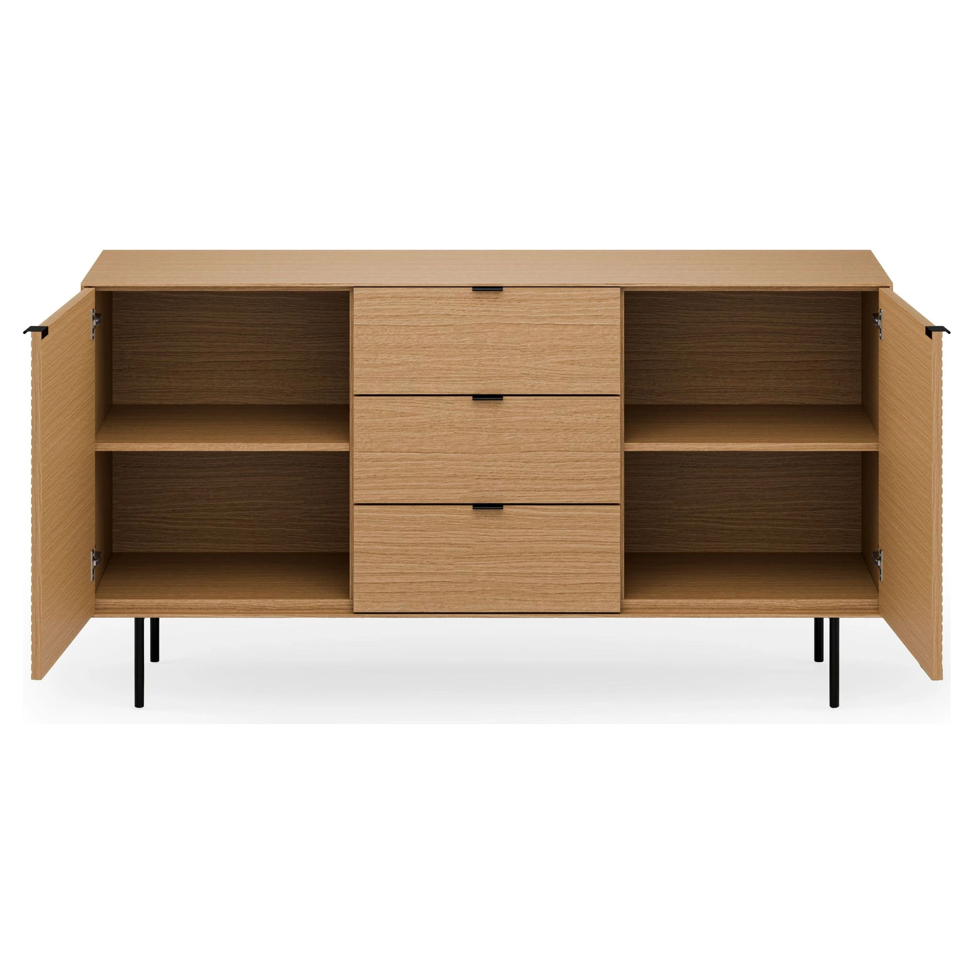 aparador roble 160 cm tulsa