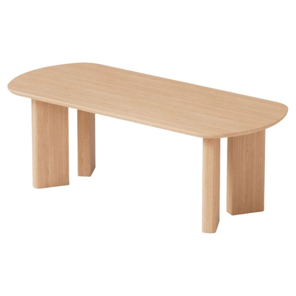 mesa comedor ovalada lacada