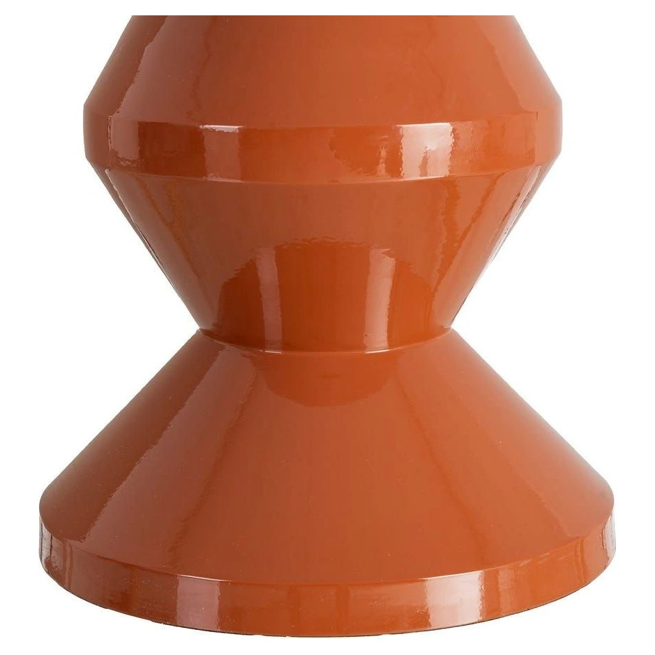 mesa auxiliar terracota metal