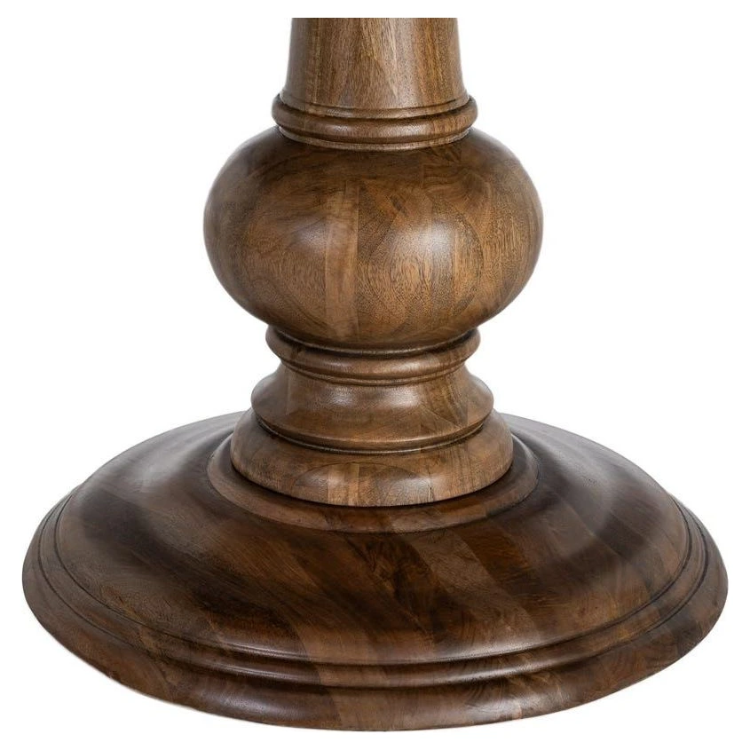 mesa comedor redonda de madera