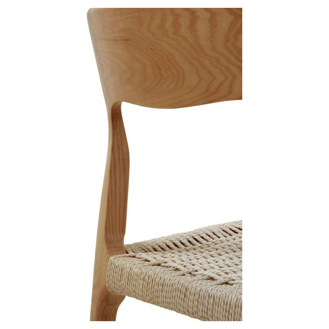 silla madera fresno asiento trenzado