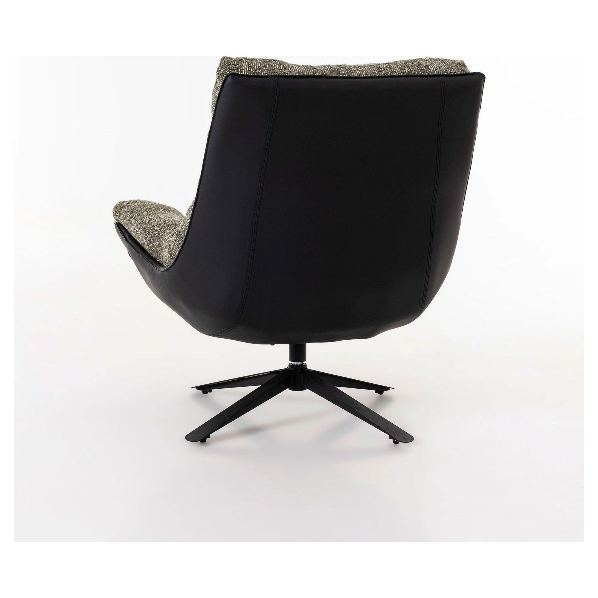 sillon giratorio tapizado verde