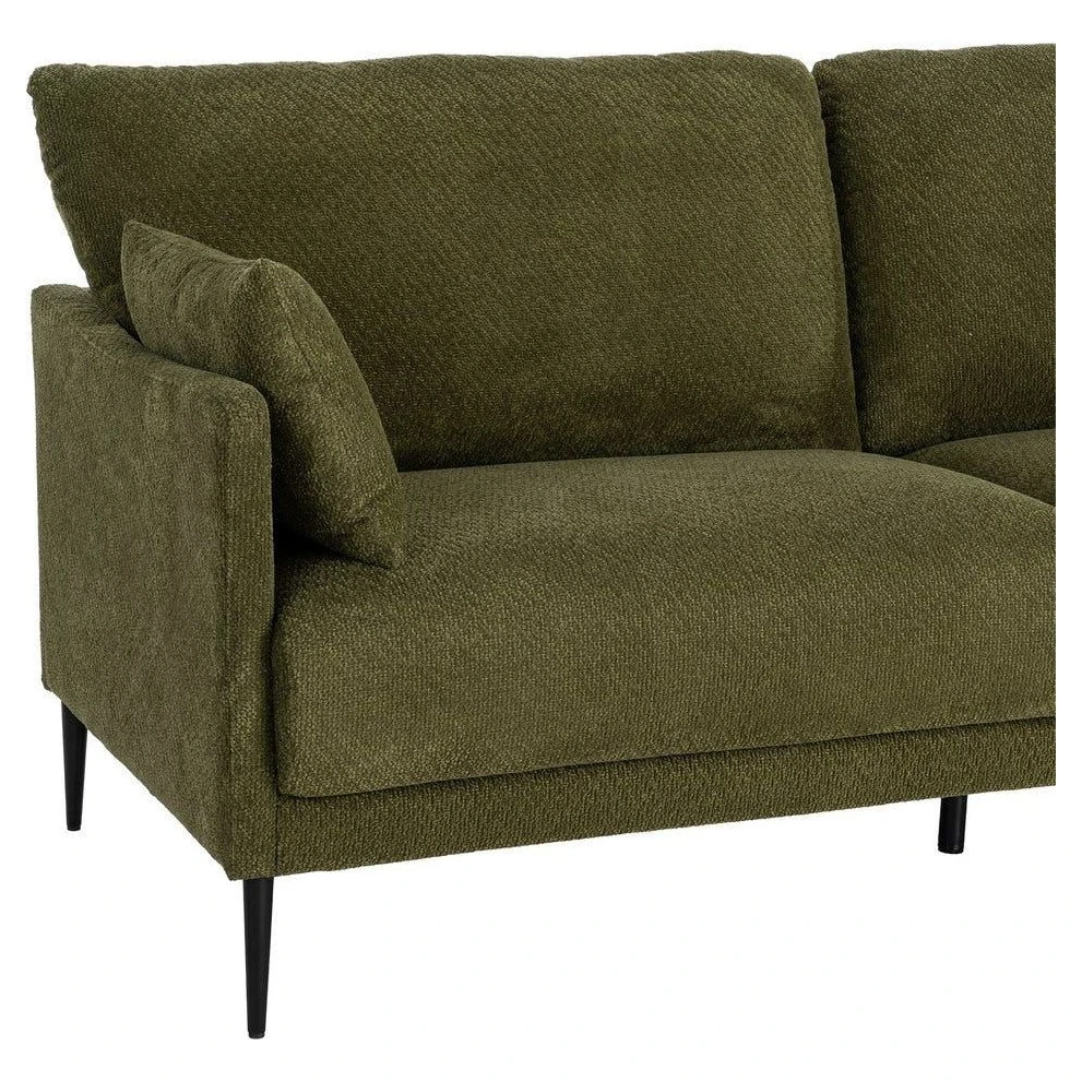 sofa tapizado verde salon