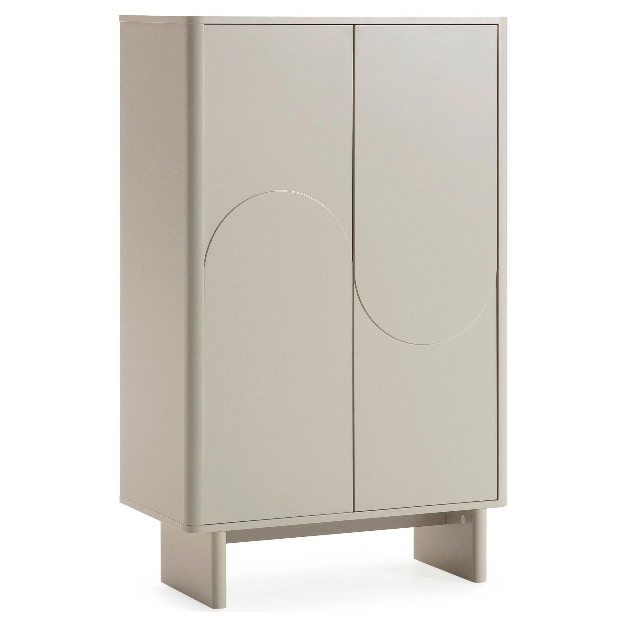 mueble auxiliar solei crema puertas