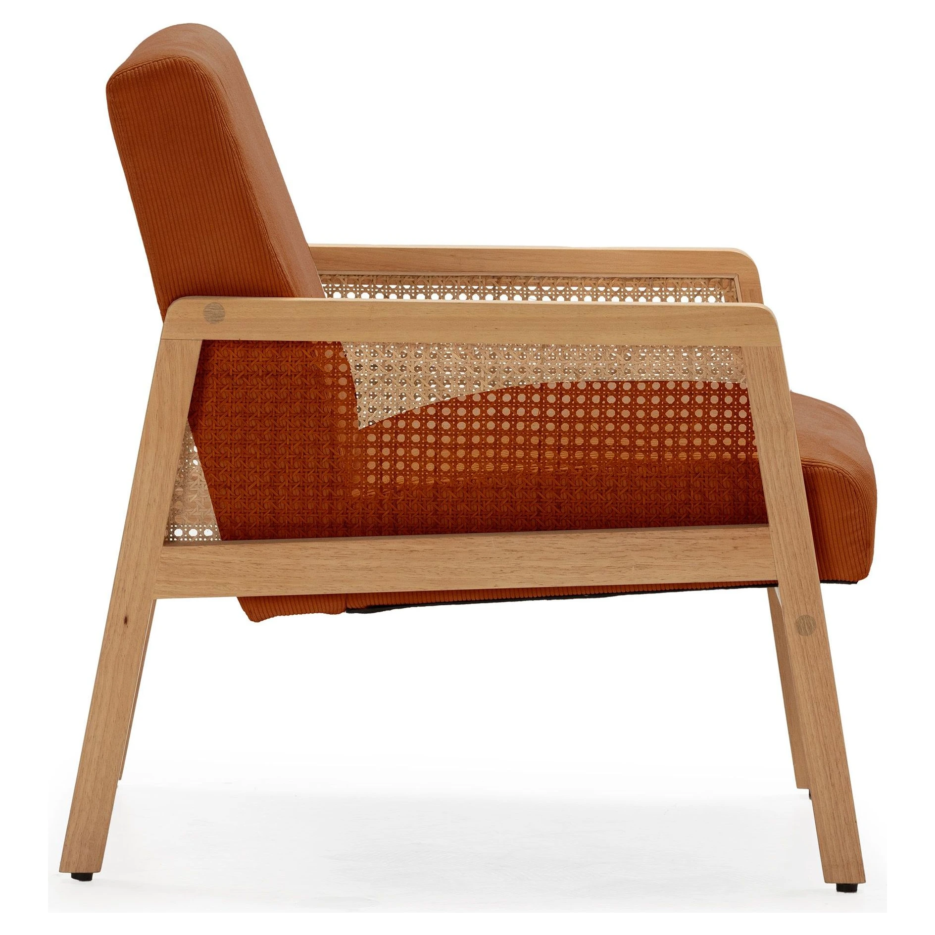 sillon teja madera ratan