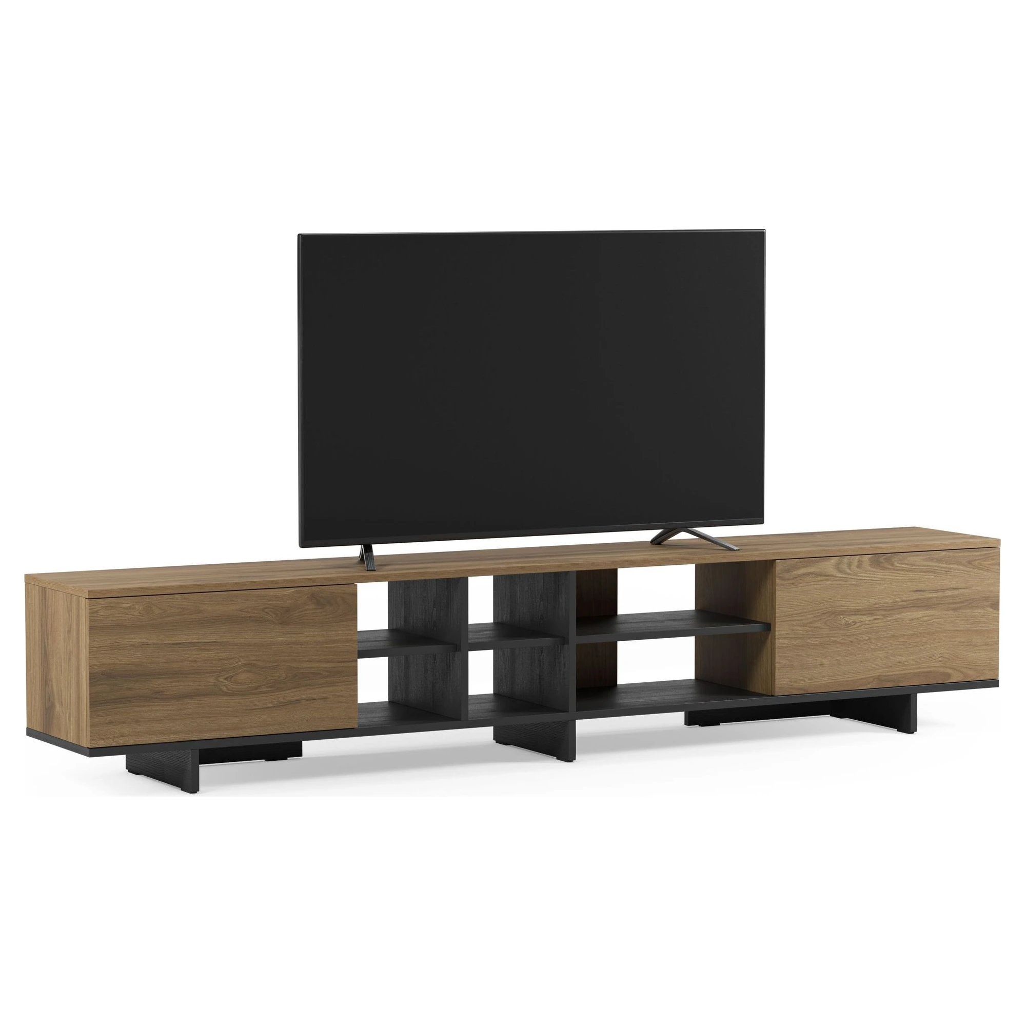mueble tv cequoia roble negro