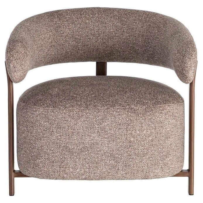 sillon tapizado diseño curvo