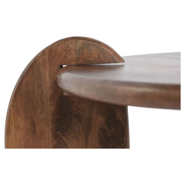 mesa centro madera mango marron