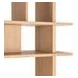 estanteria de madera natural