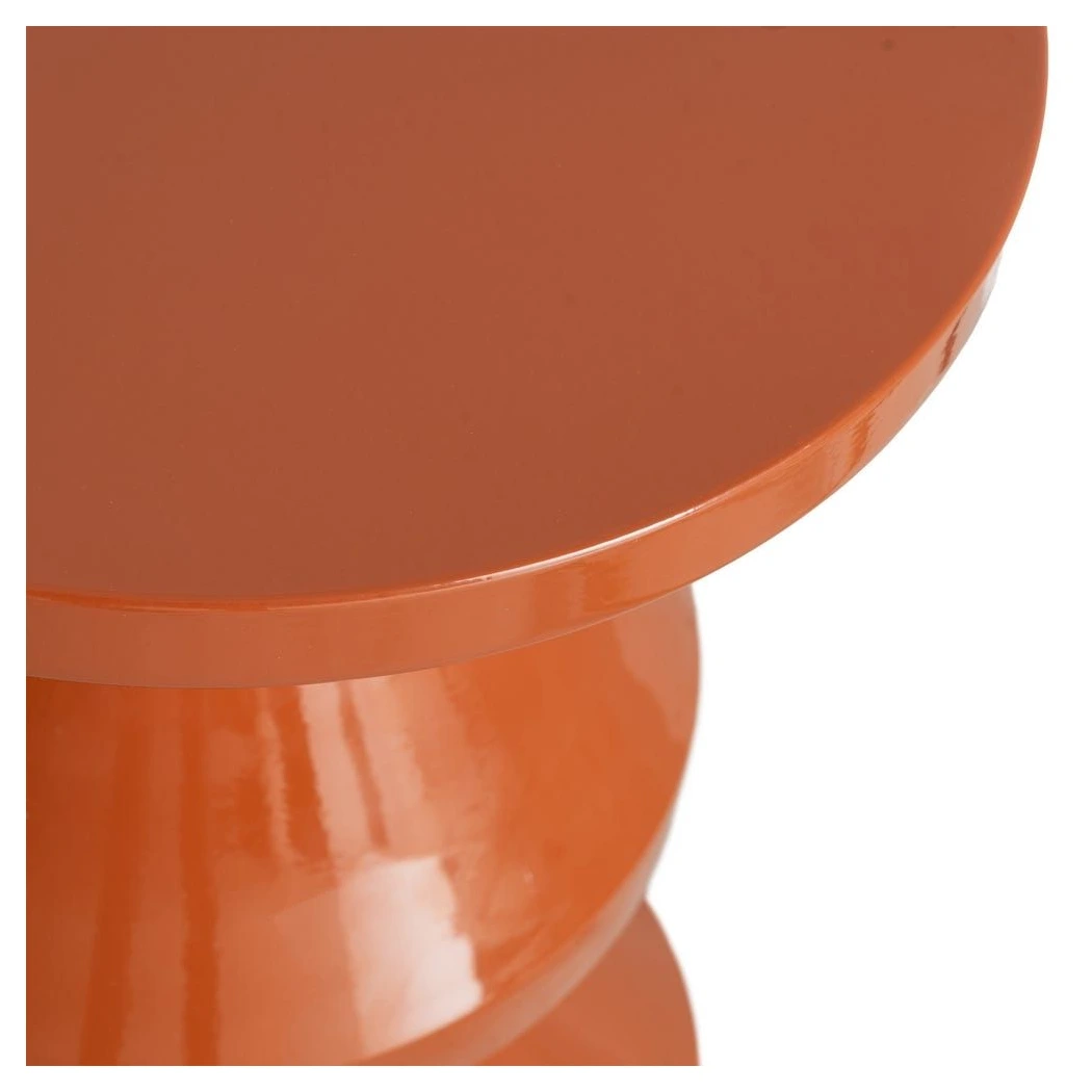 mesa auxiliar terracota metal