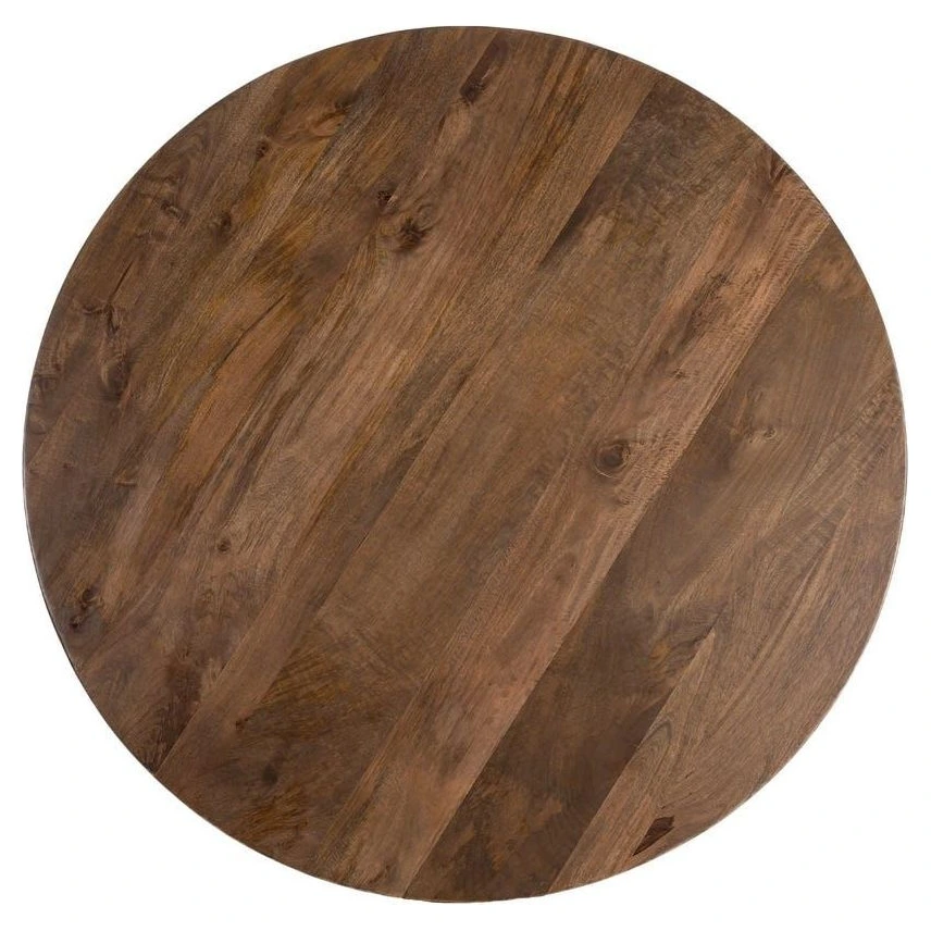 mesa comedor redonda de madera