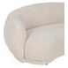sofa curvo tapizado beige
