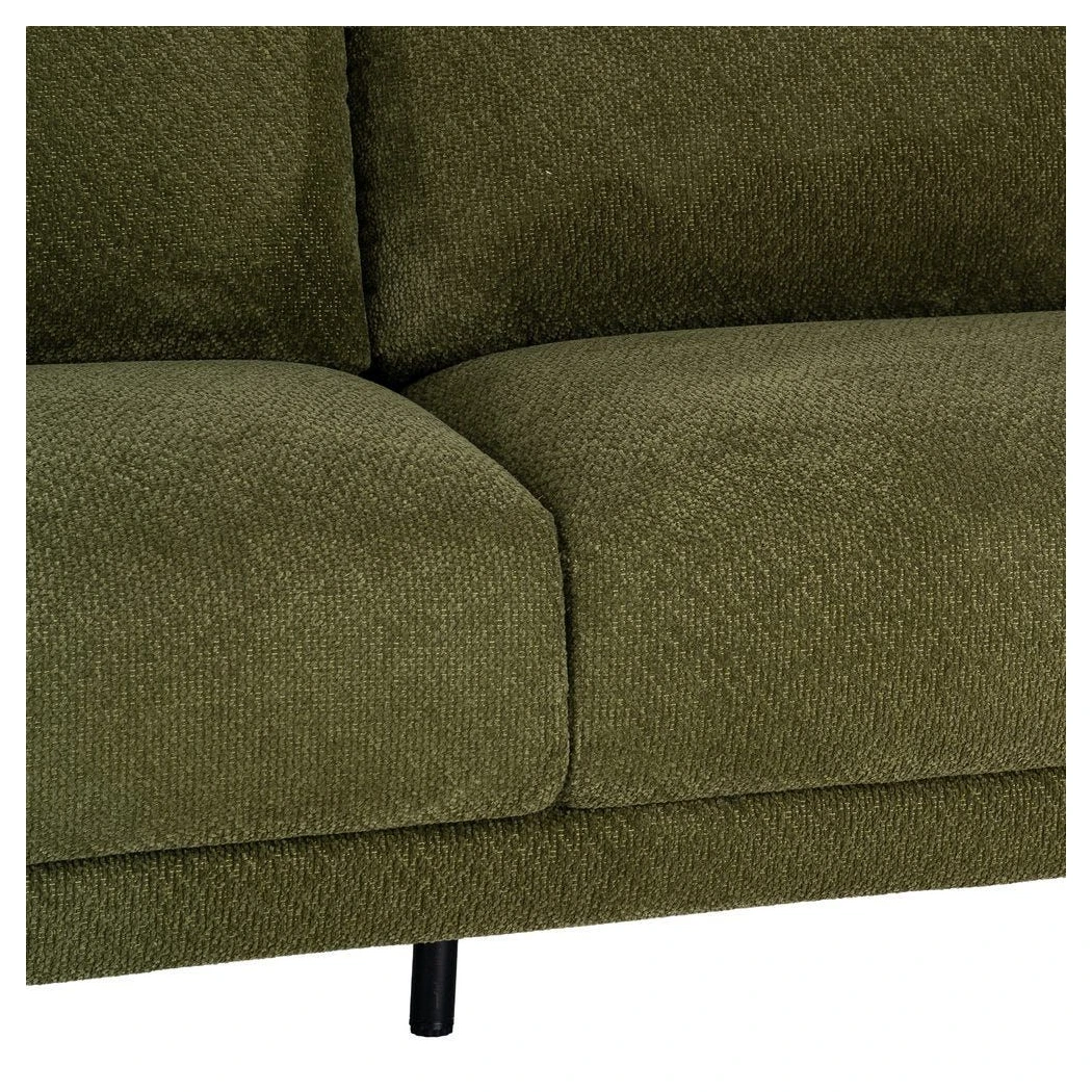 sofa tapizado verde salon
