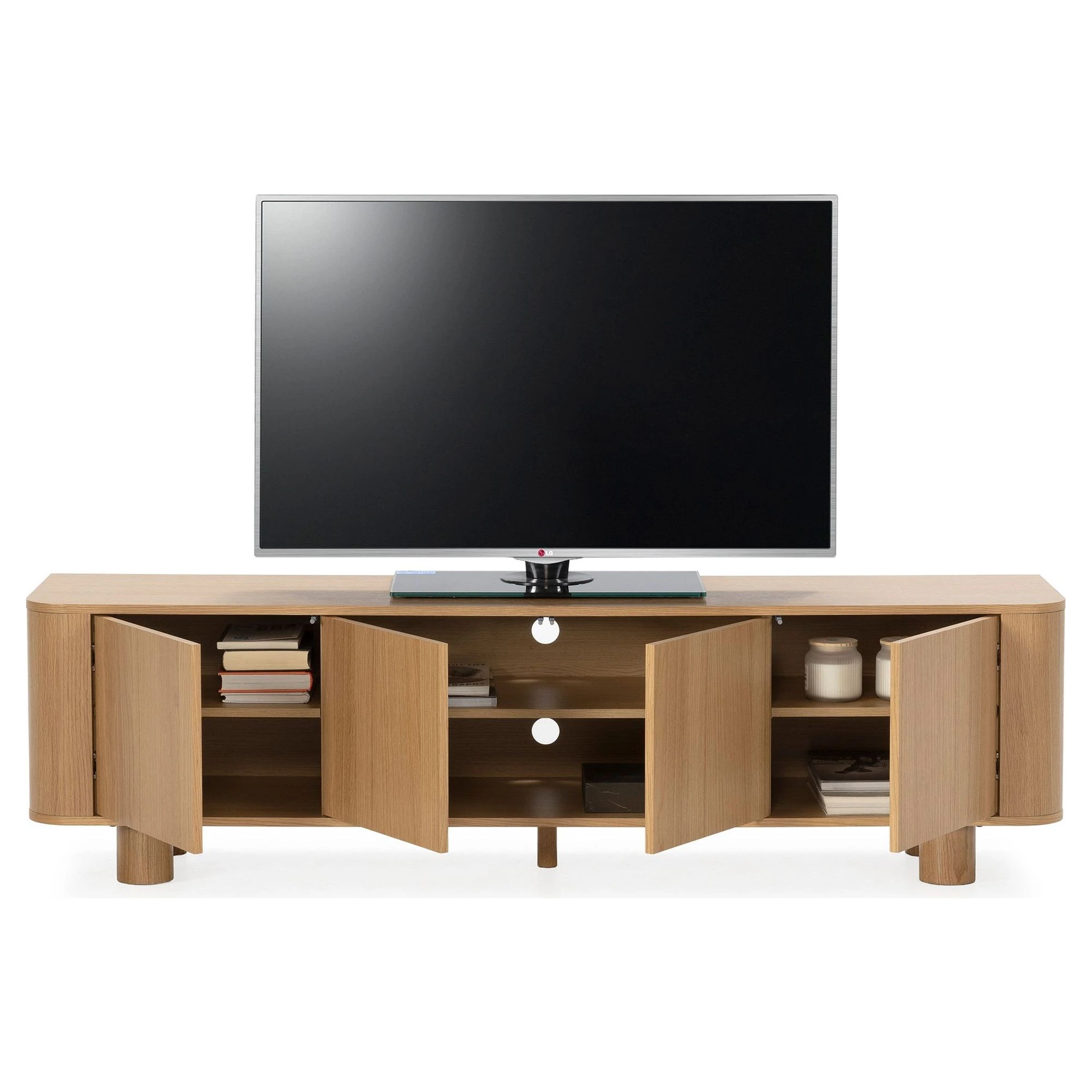mueble tv roble padoc 180