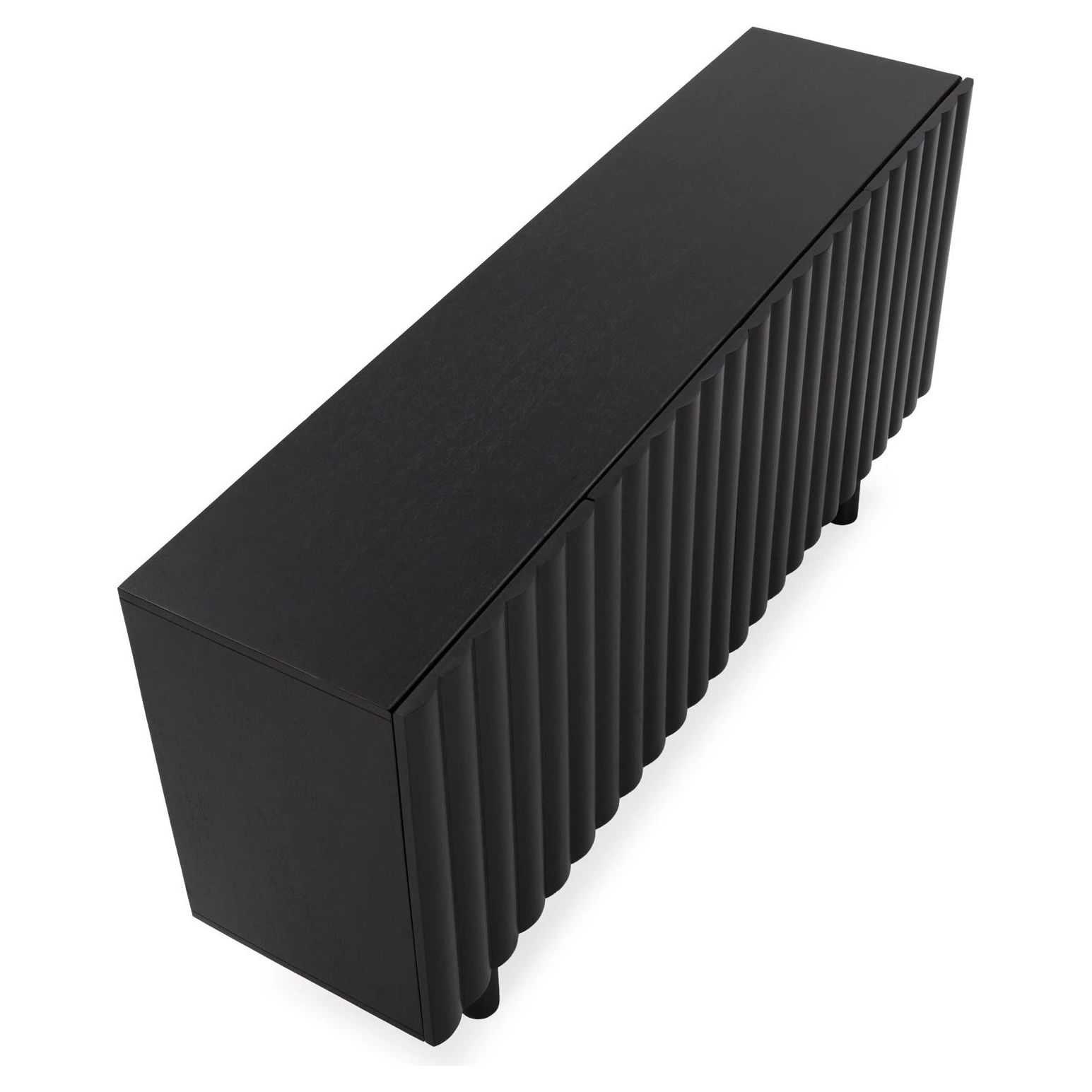 aparador madera negro relieve tamira