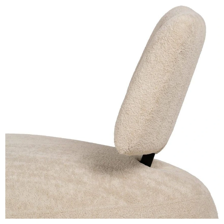 sillon bajo tapizado beige borreguito