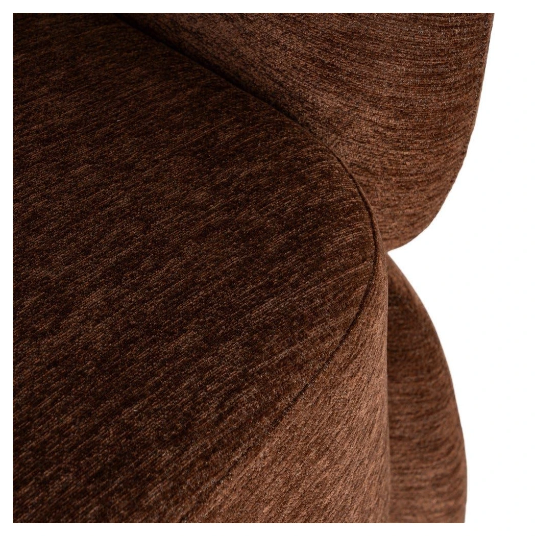 sillon tapizado chocolate borreguito