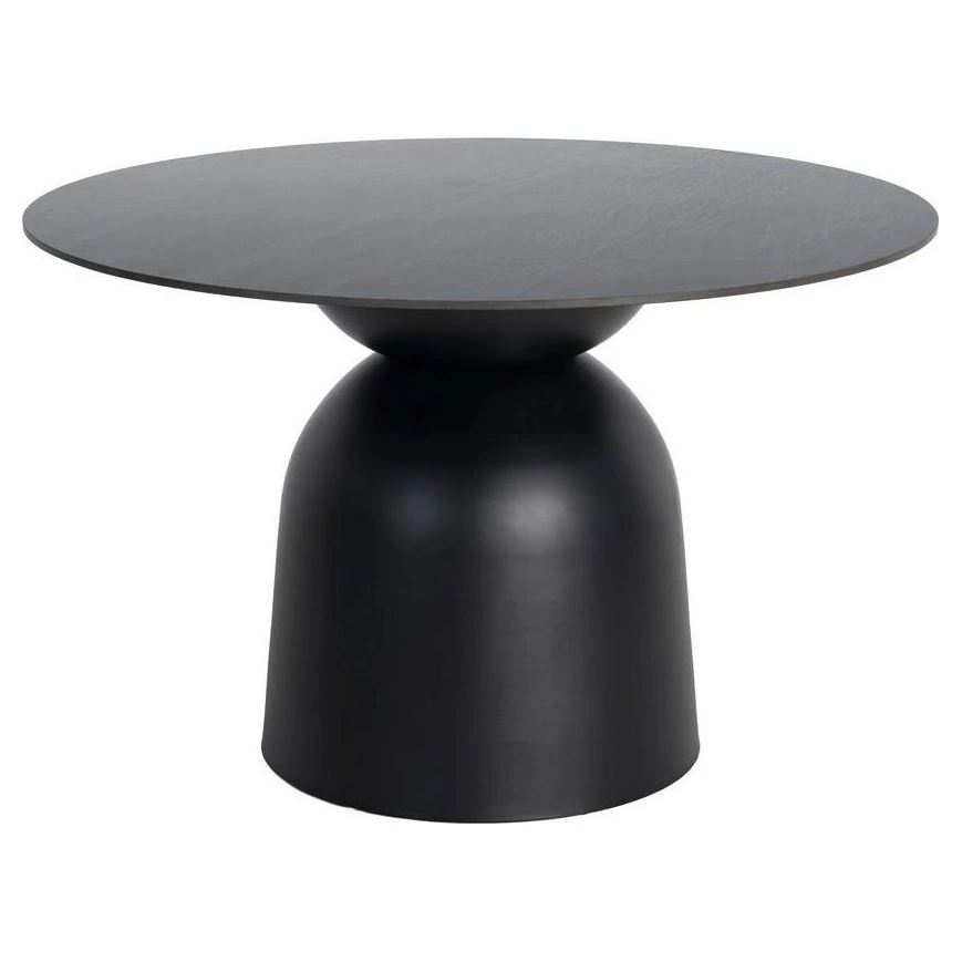 MESA COMEDOR NEGRO PIEDRA SINTERIZADA