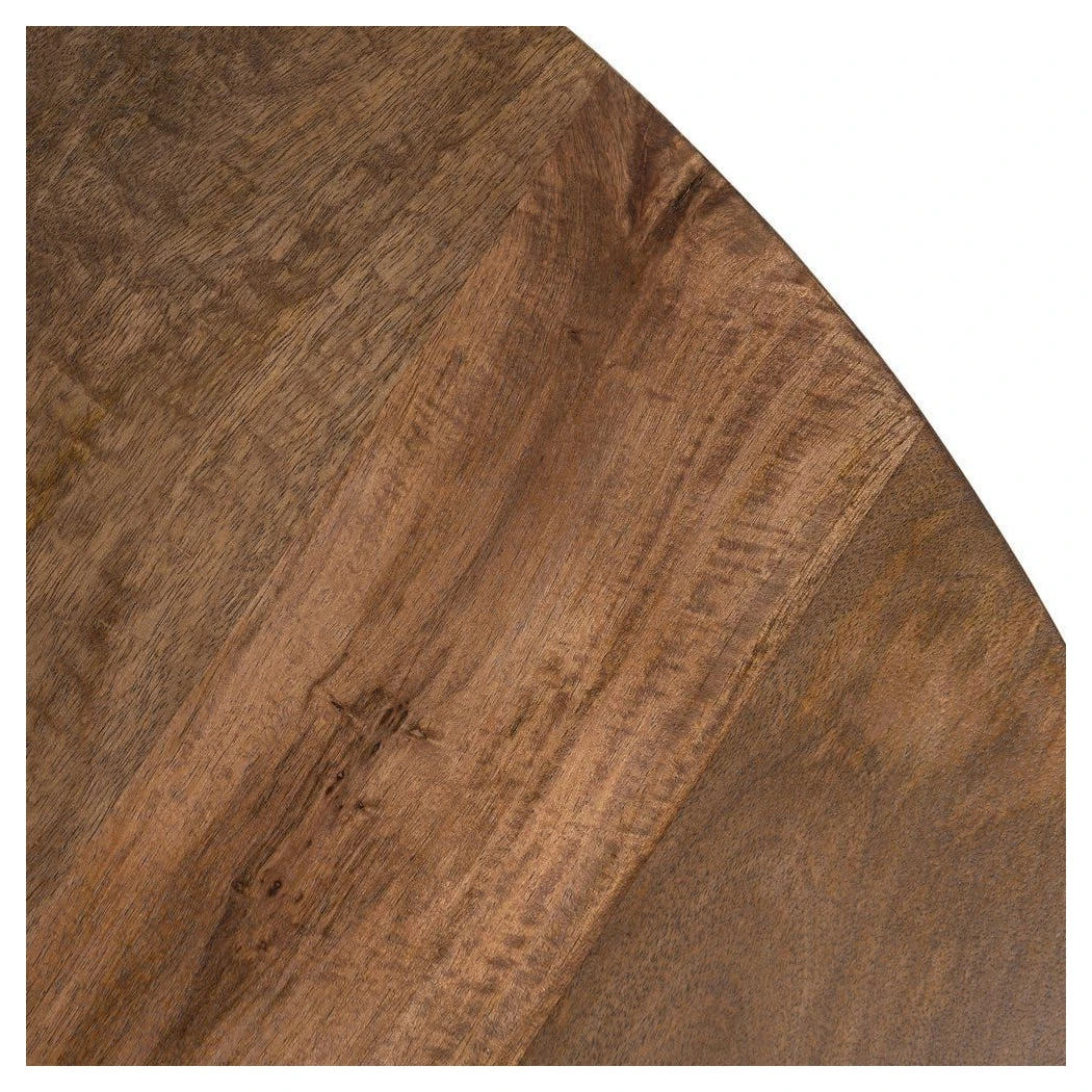 mesa comedor redonda de madera
