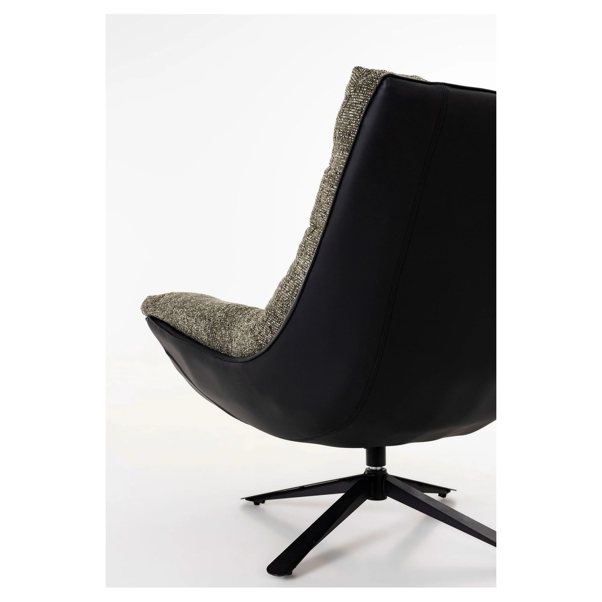 sillon giratorio tapizado verde