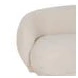 sofa curvo tapizado beige