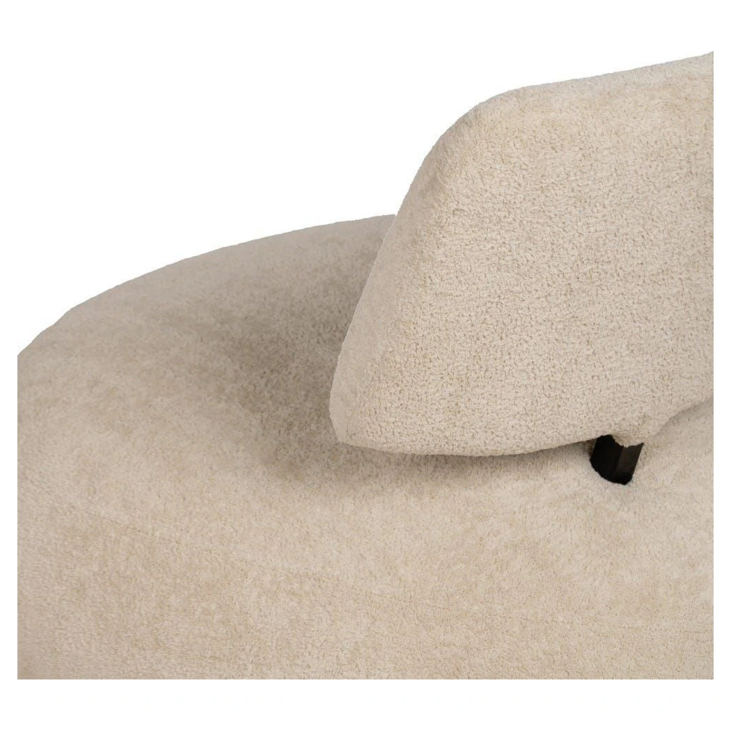 sillon bajo tapizado beige borreguito