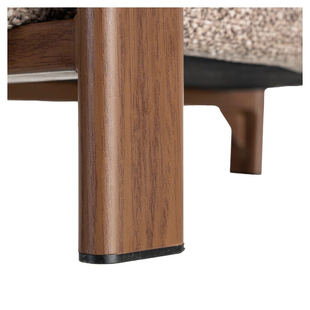 sillon tapizado diseño curvo