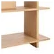 estanteria de madera natural