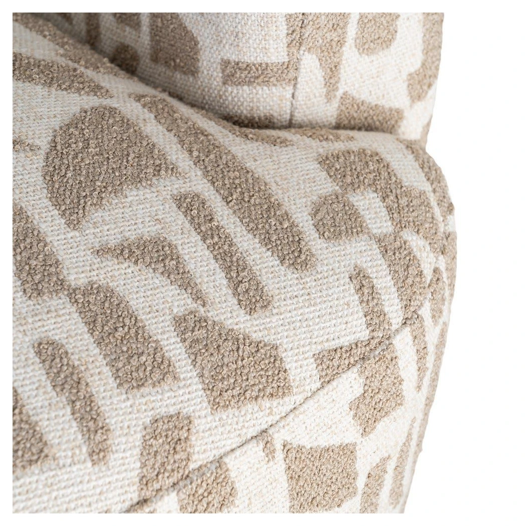 sillon giratorio crema beige