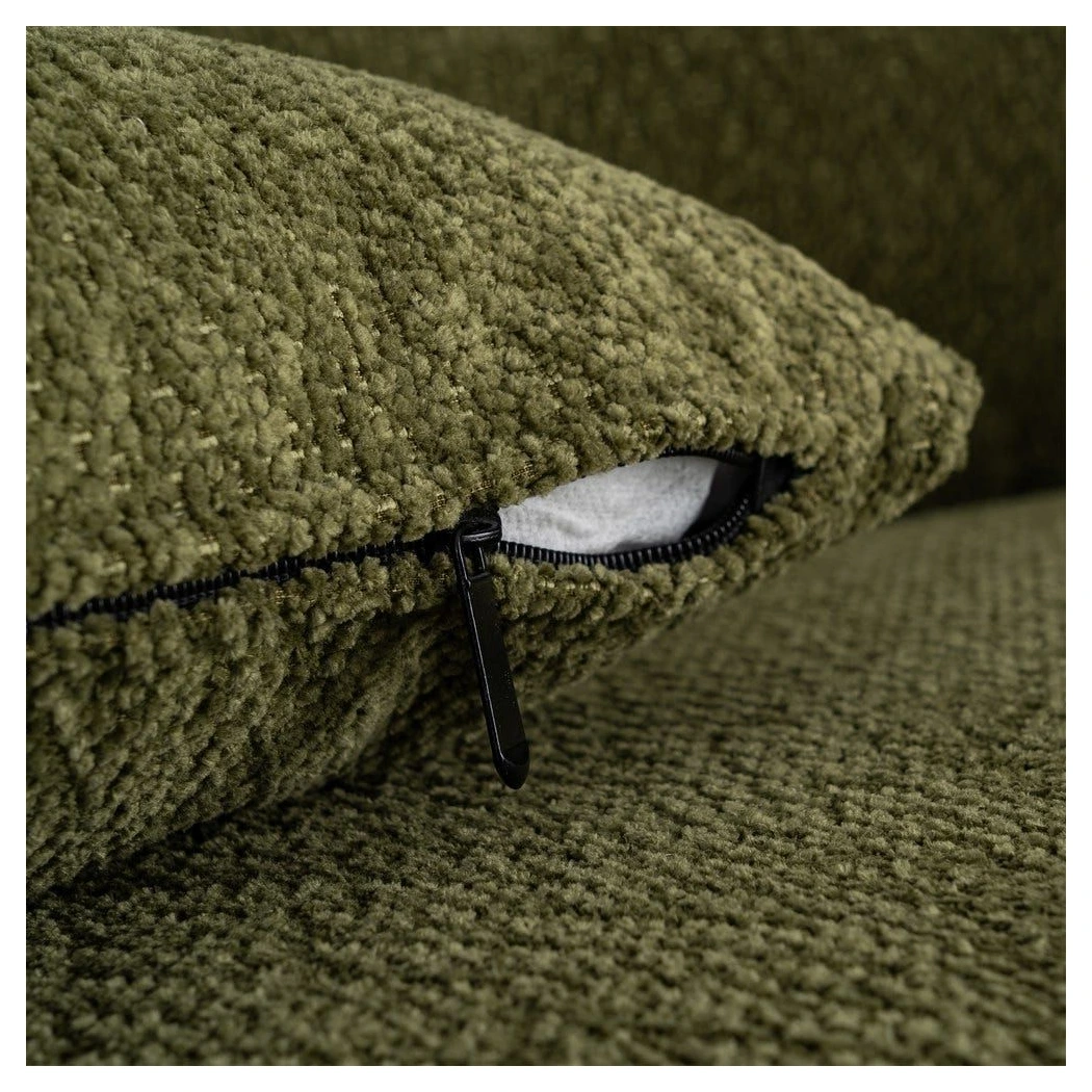 sofa tapizado verde salon