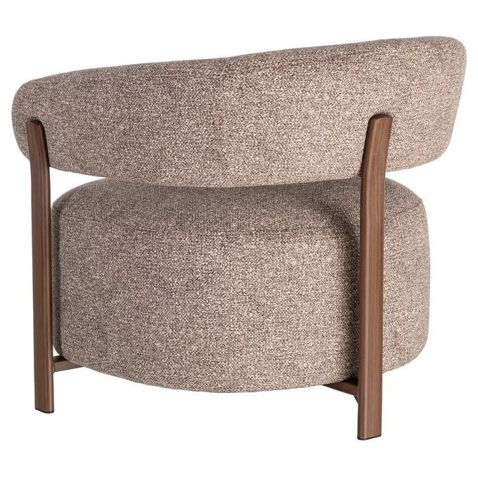 sillon tapizado diseño curvo