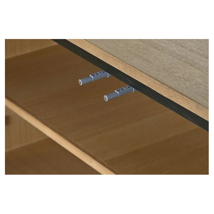 mueble tv paulownia natural ovalado