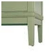comoda de madera verde