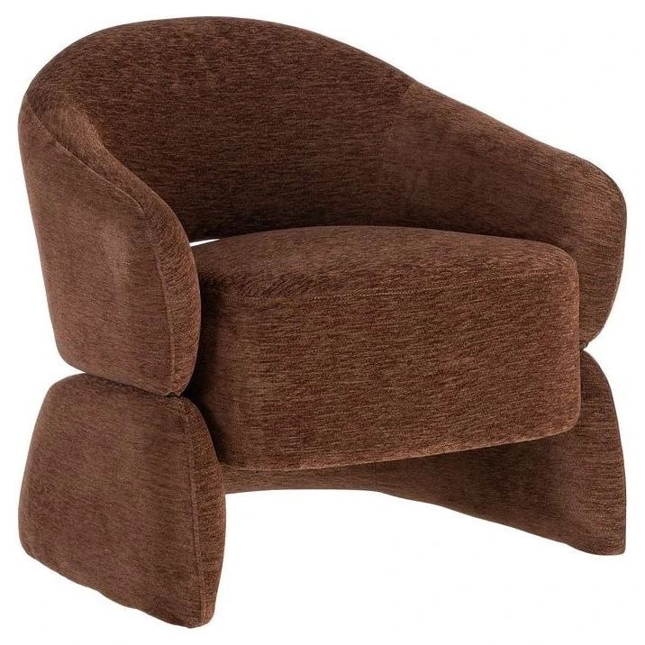 sillon tapizado chocolate borreguito