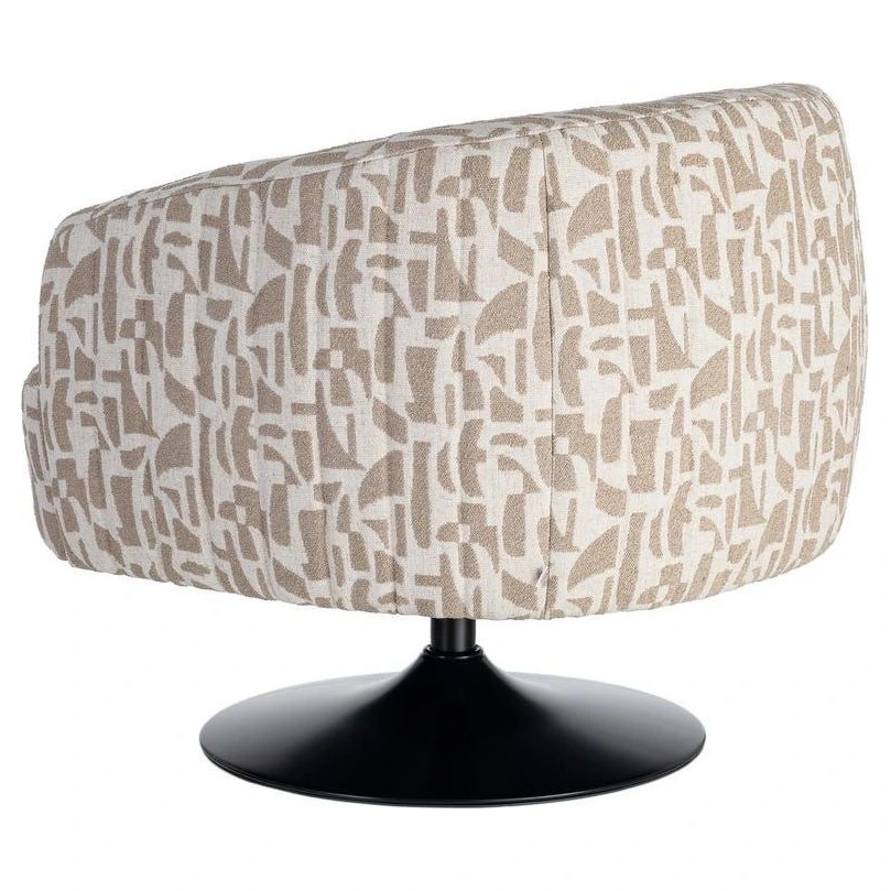 sillon giratorio crema beige