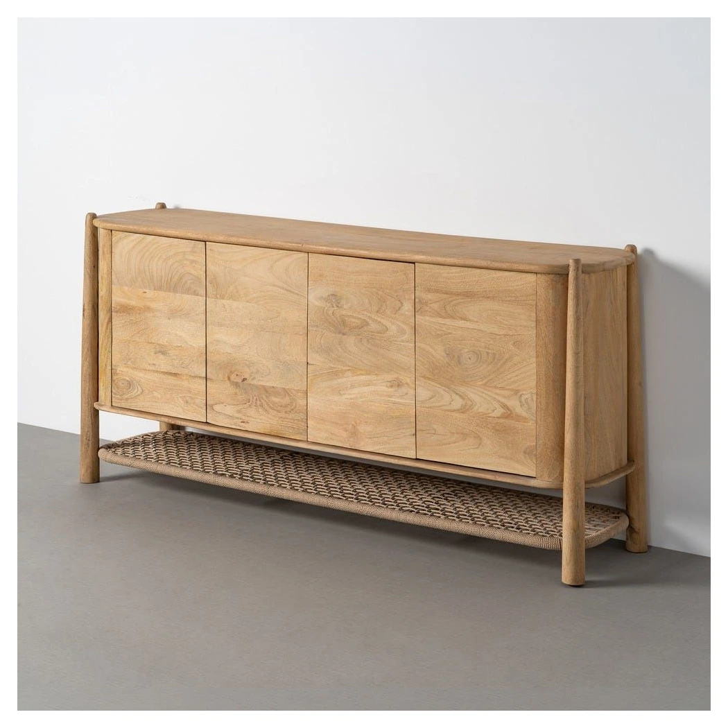 aparador de madera de mango