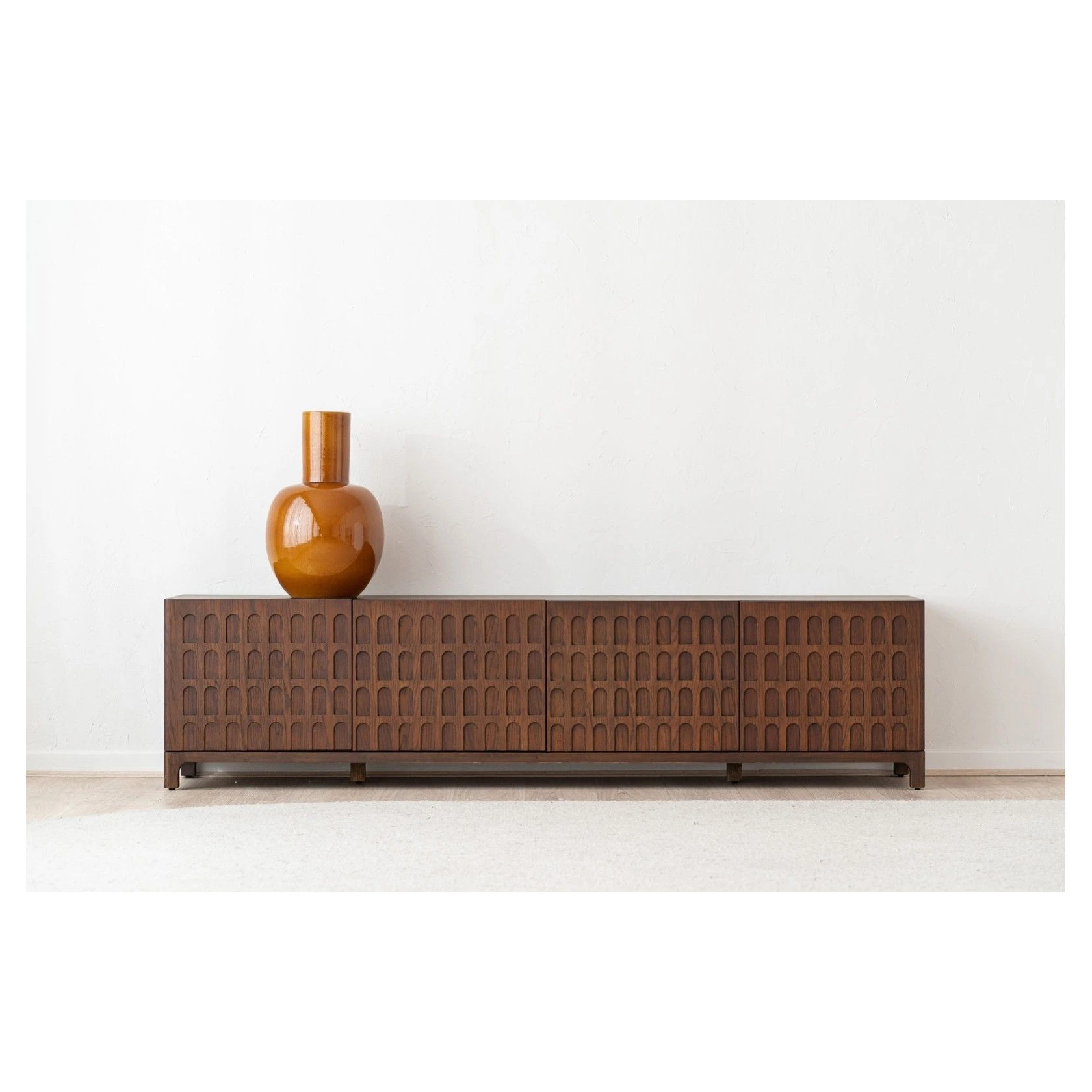 mueble tv roble oscuro