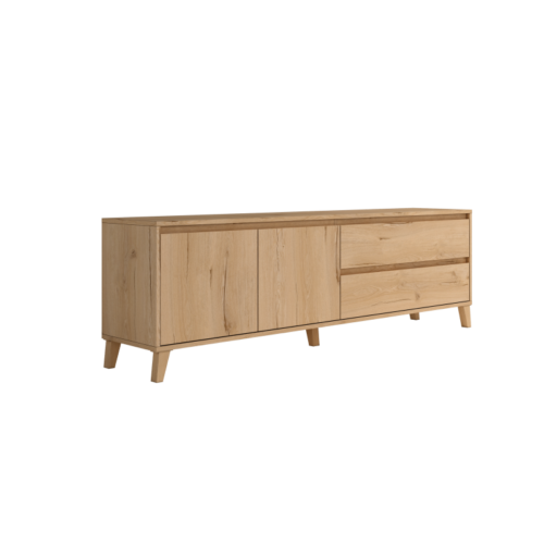 mueble tv nordico roble