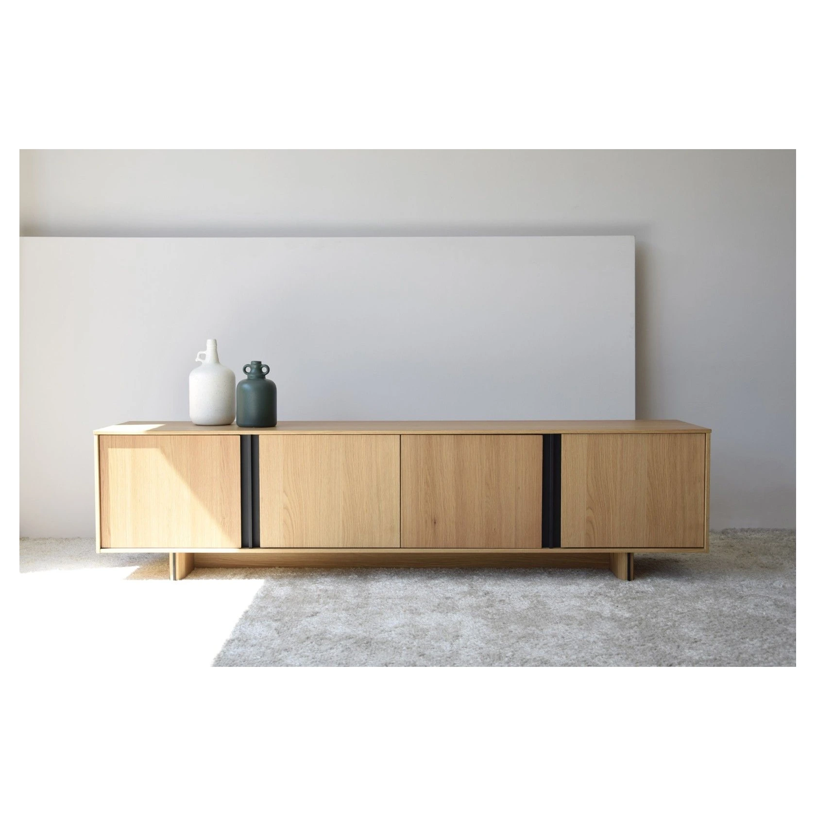 mueble tv roble natural