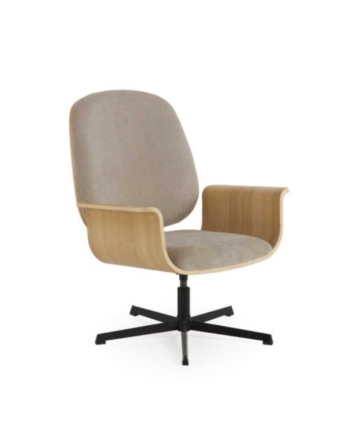 sillon giratorio de roble